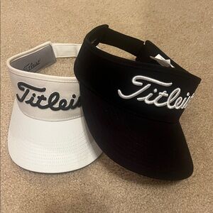Titleist Black and White Golf Visors